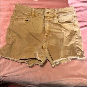 American Eagle Outfitters Tan Jean Shorts